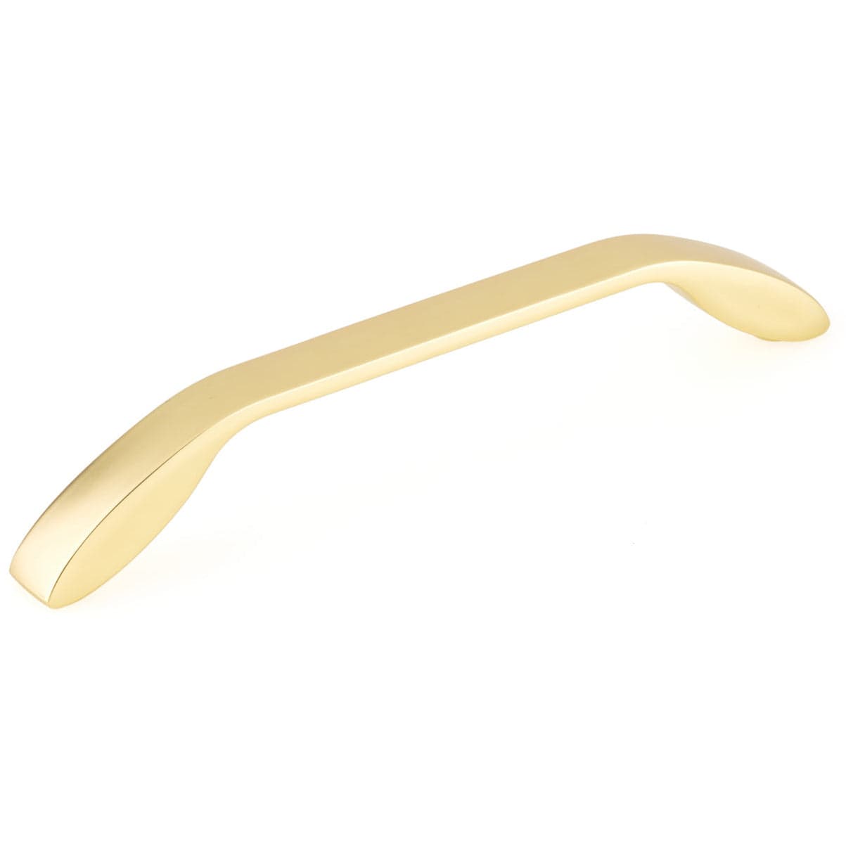 Contemporary Pull, 6-5/16" Center-to-Center, Brushed Gold alt 0