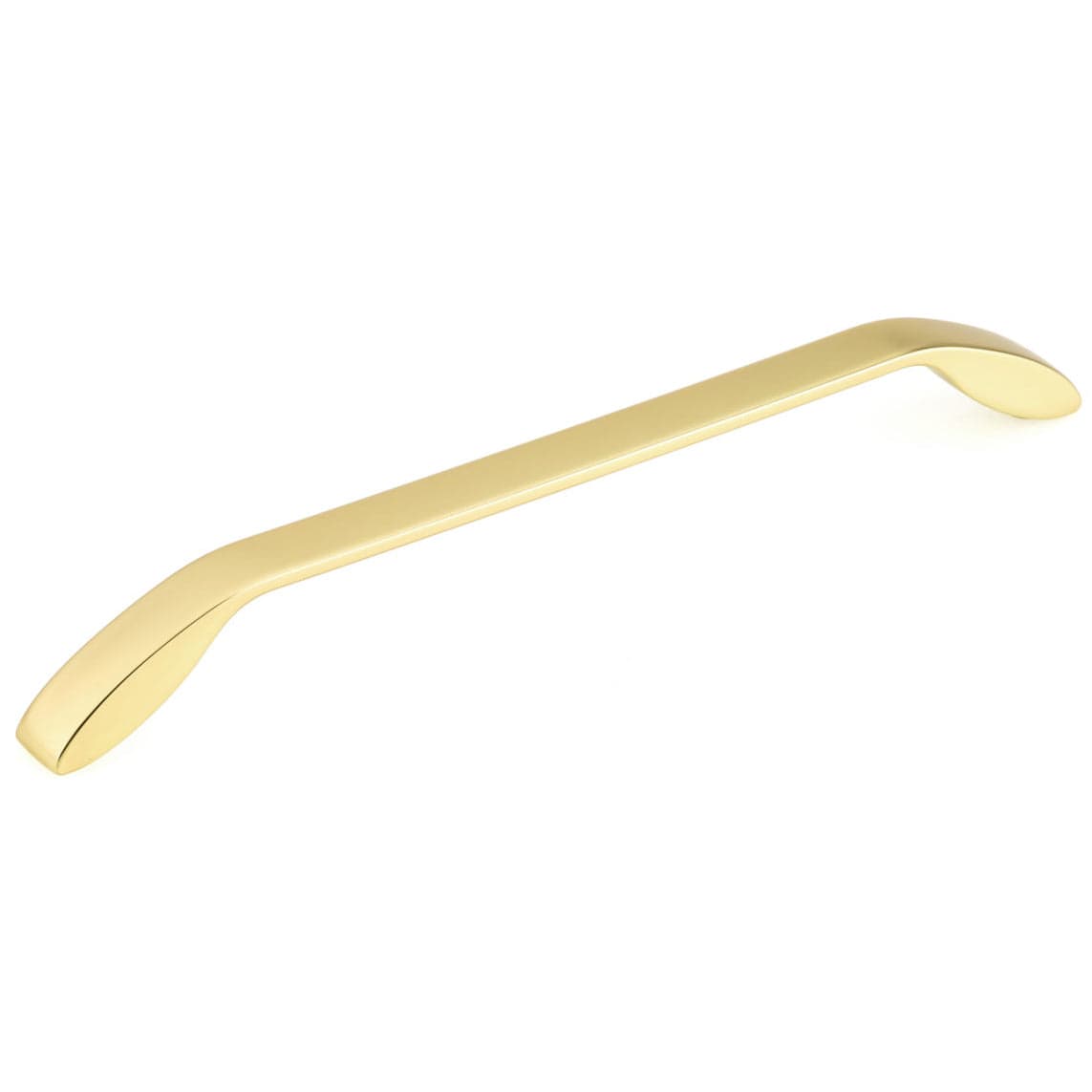 Contemporary Pull, 8-13/16" Center-to-Center, Brushed Gold alt 0