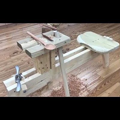 How To Carve Wooden Spoons on a Spoon Mule with Fred Esker