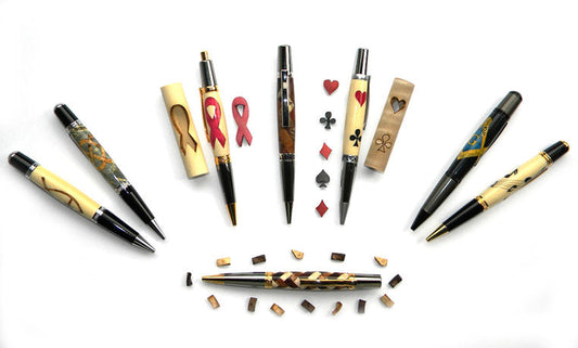 Check Out Woodcraft's Pen Inlay Kit Selection