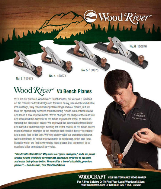 WoodRiverV3 Bench Planes with Rob Cosman