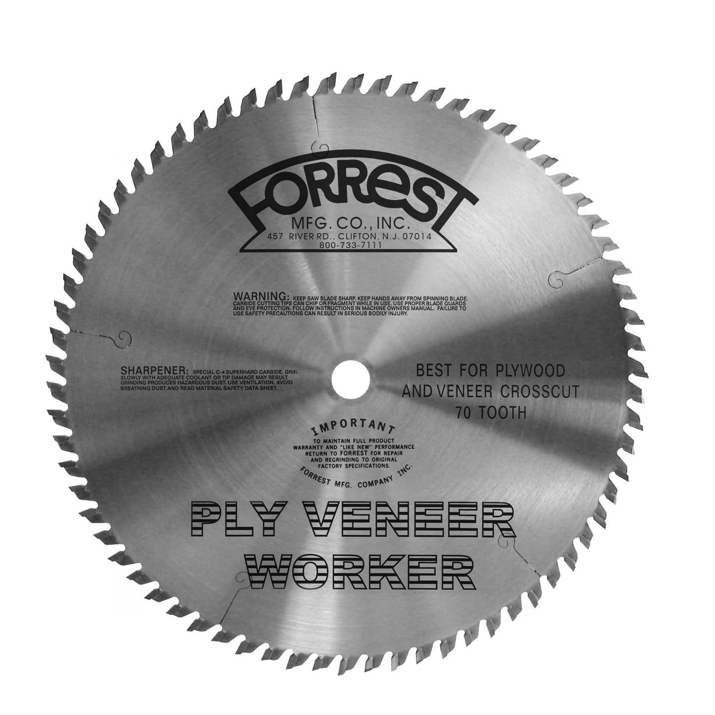 Ply Veneer Worker 70T, Thin Kerf alt 0