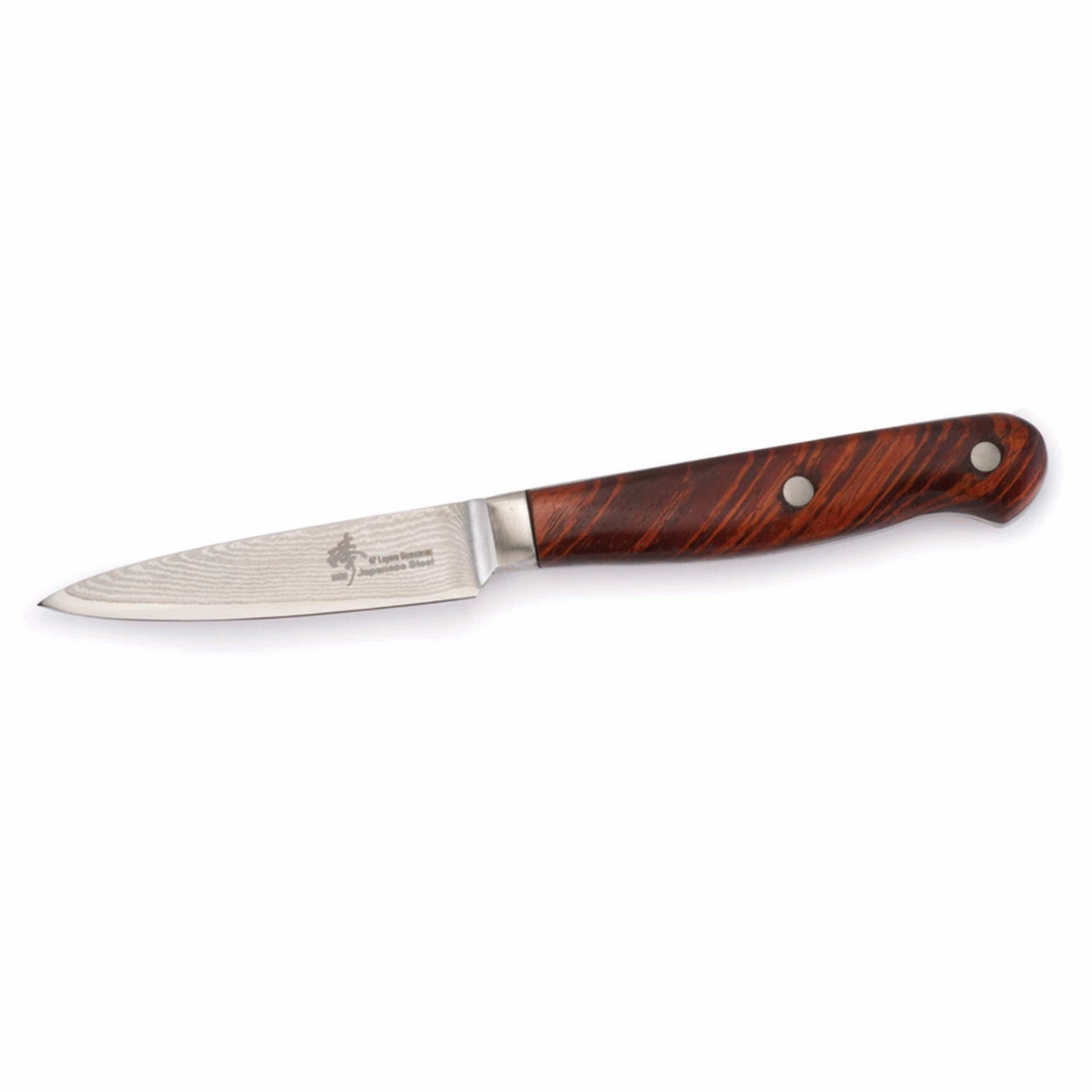 Paring Knife for Peeling Slicing Coring Fruits and Vegetables - 7-11/16" - Damascus - Unfinished Kit alt 0