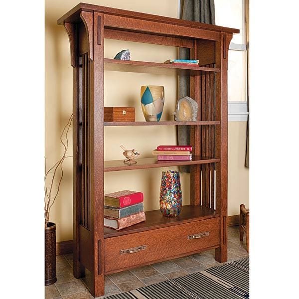 Arts & Craft Bookcase - Downloadable Plan alt 0