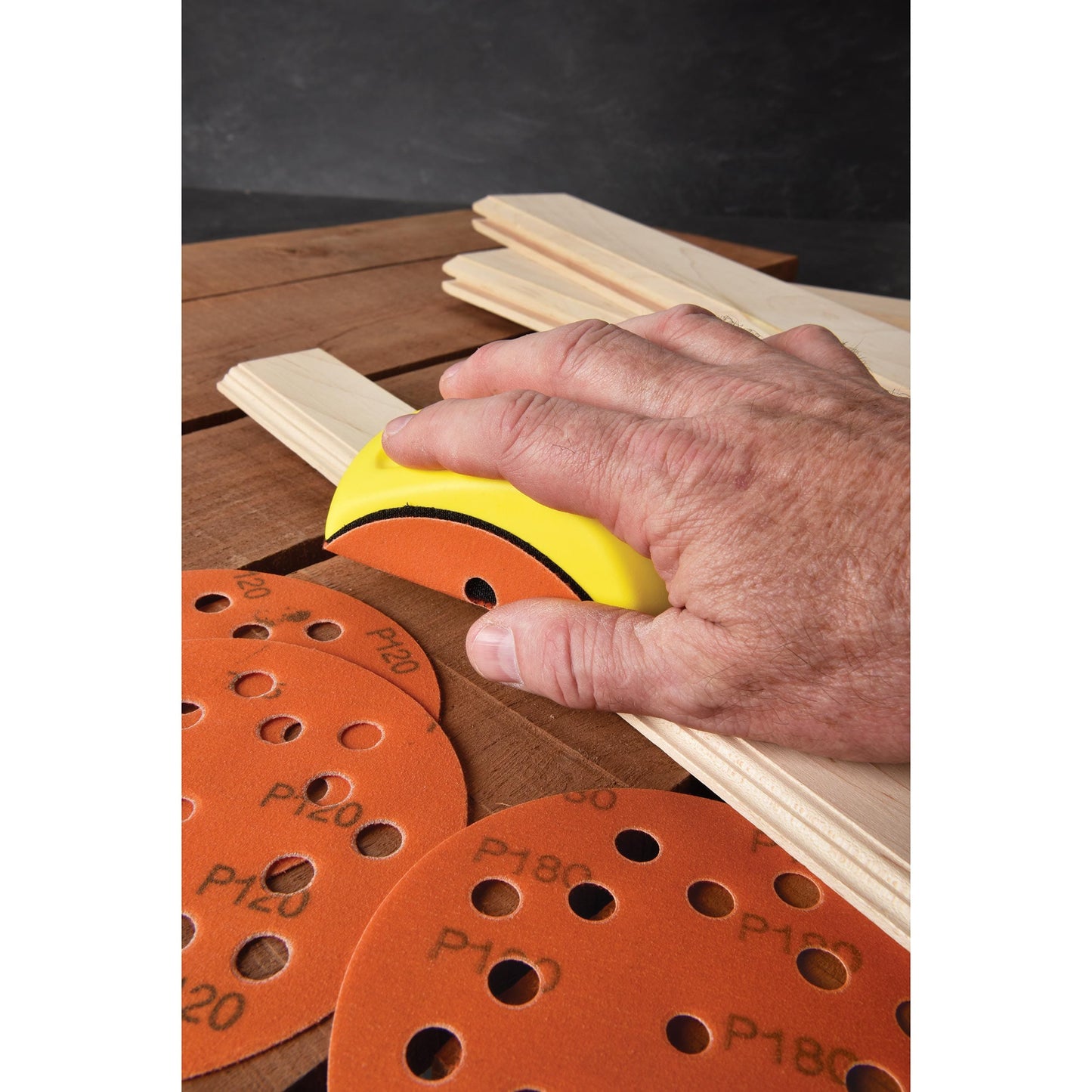 5" Foam Hook & Loop Sanding Block alt 0