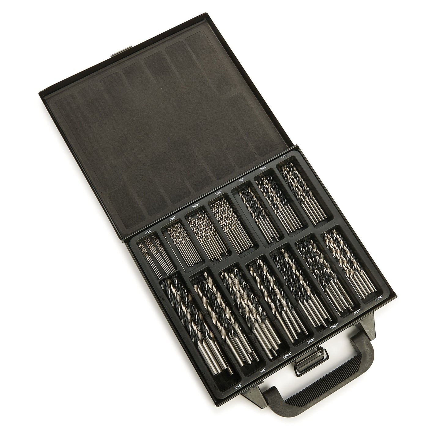 Combo Brad Point and Twist Drill Bit Set - 100 Piece alt 0