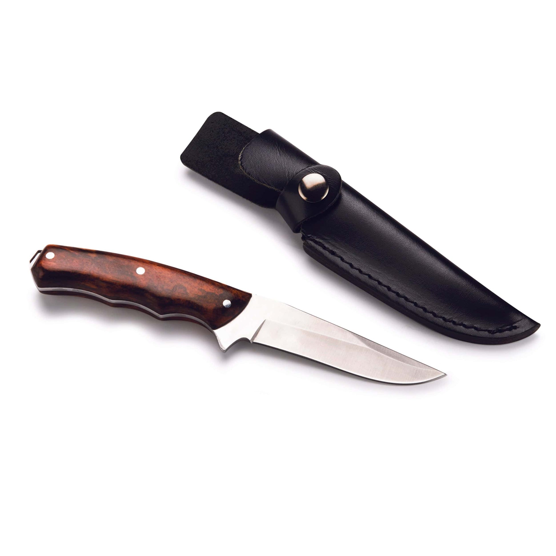 Fixed Blade Drop Point Skinner Knife for Hunting and Fishing - 8" - Unfinished Kit alt 0