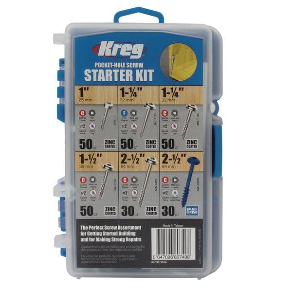 KREG Pocket-Hole Screw Starter Kit SK04 alt 1