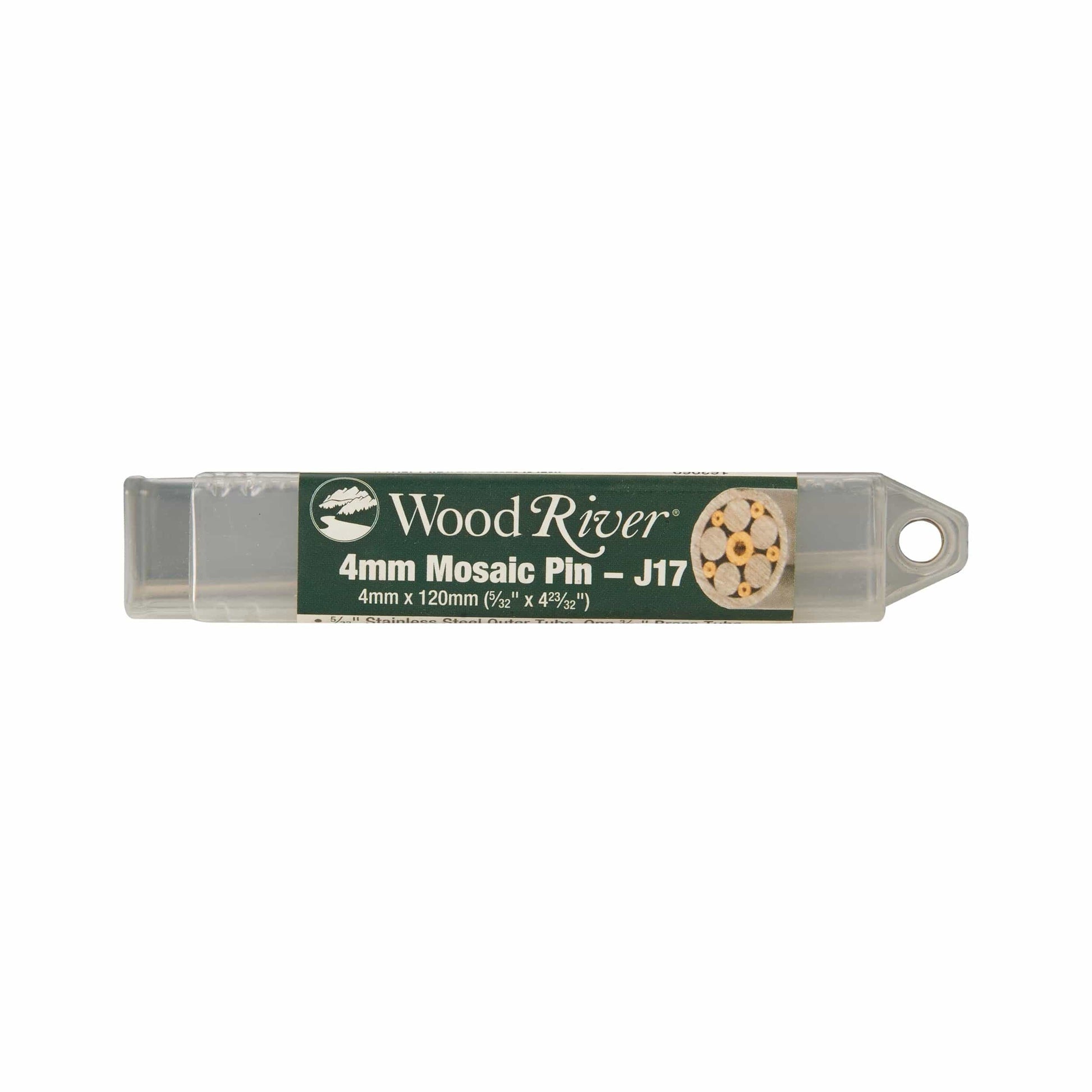 Mosaic Knife Pin 4mm x 120mm Stainless 6 Brass 5 SS alt 2