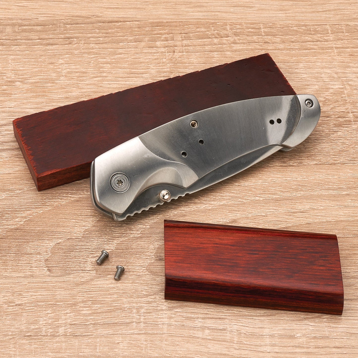 DymaLux Knife Scale, Rosewood, 3/8" x 1-1/2" x 5" (2Pack) alt 1