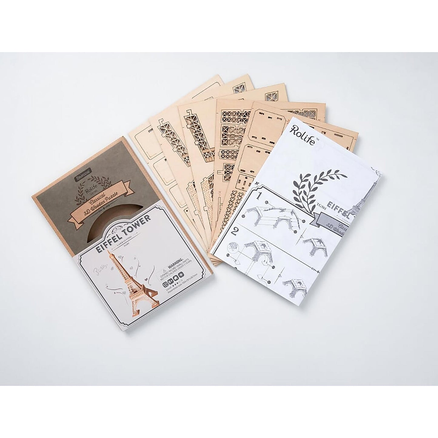 Eiffel Tower 3D Puzzle Kit alt 0