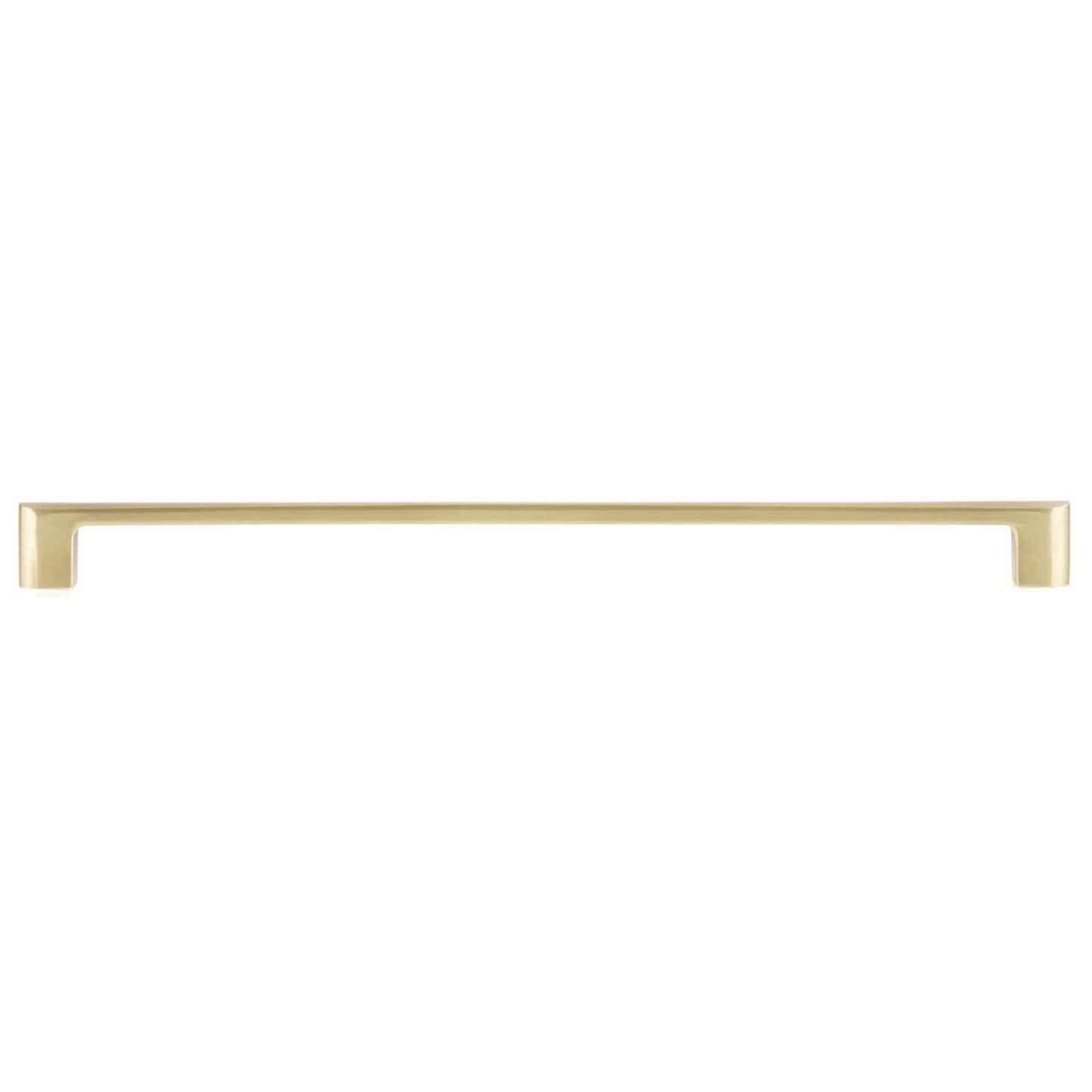 Contemporary Pull, 12-5/8" Center-to-Center, Satin Brass alt 0