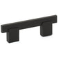 Contemporary Pull, 3" Center-to-Center, Matte Black alt 0