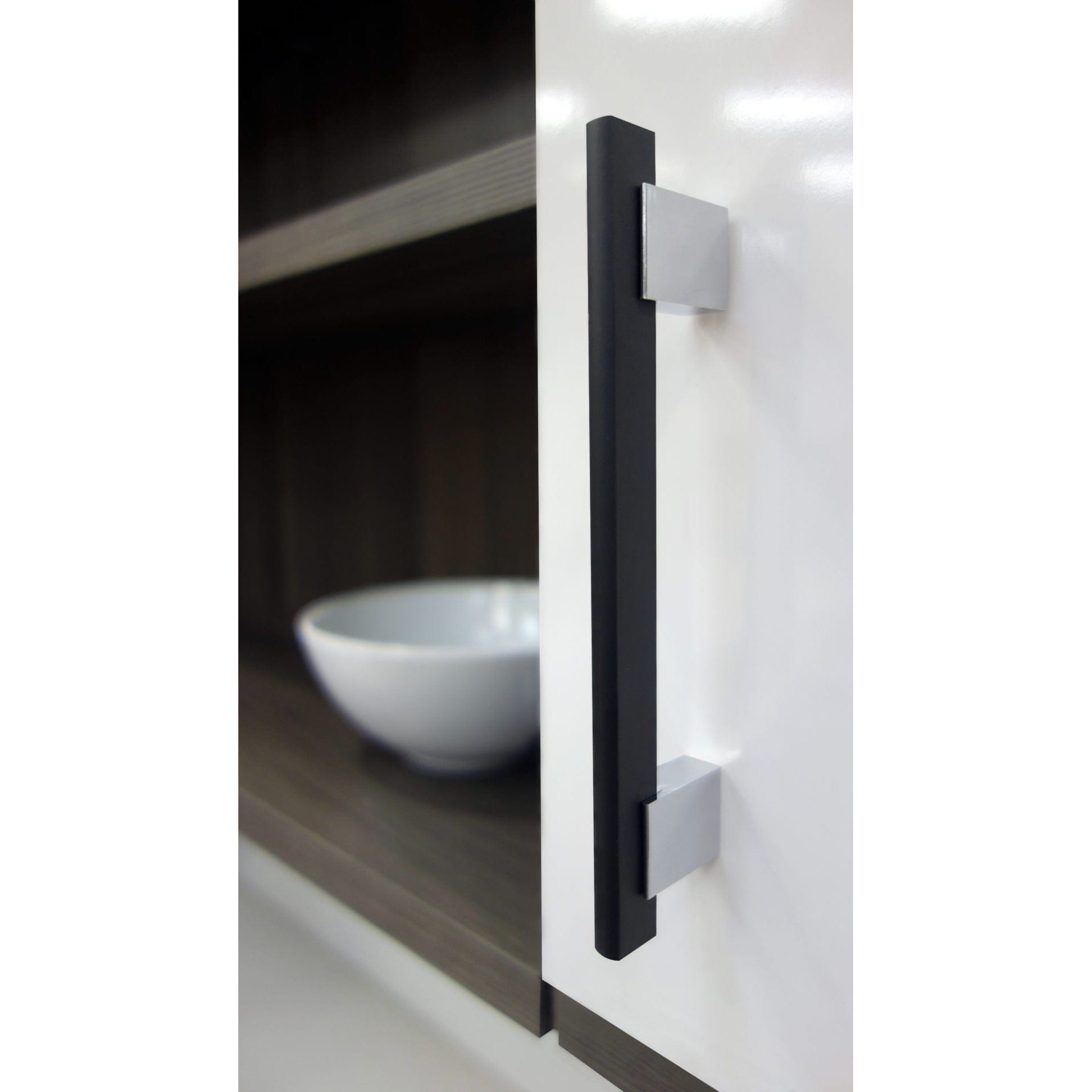 Contemporary Pull, 3" Center-to-Center, Matte Black alt 0