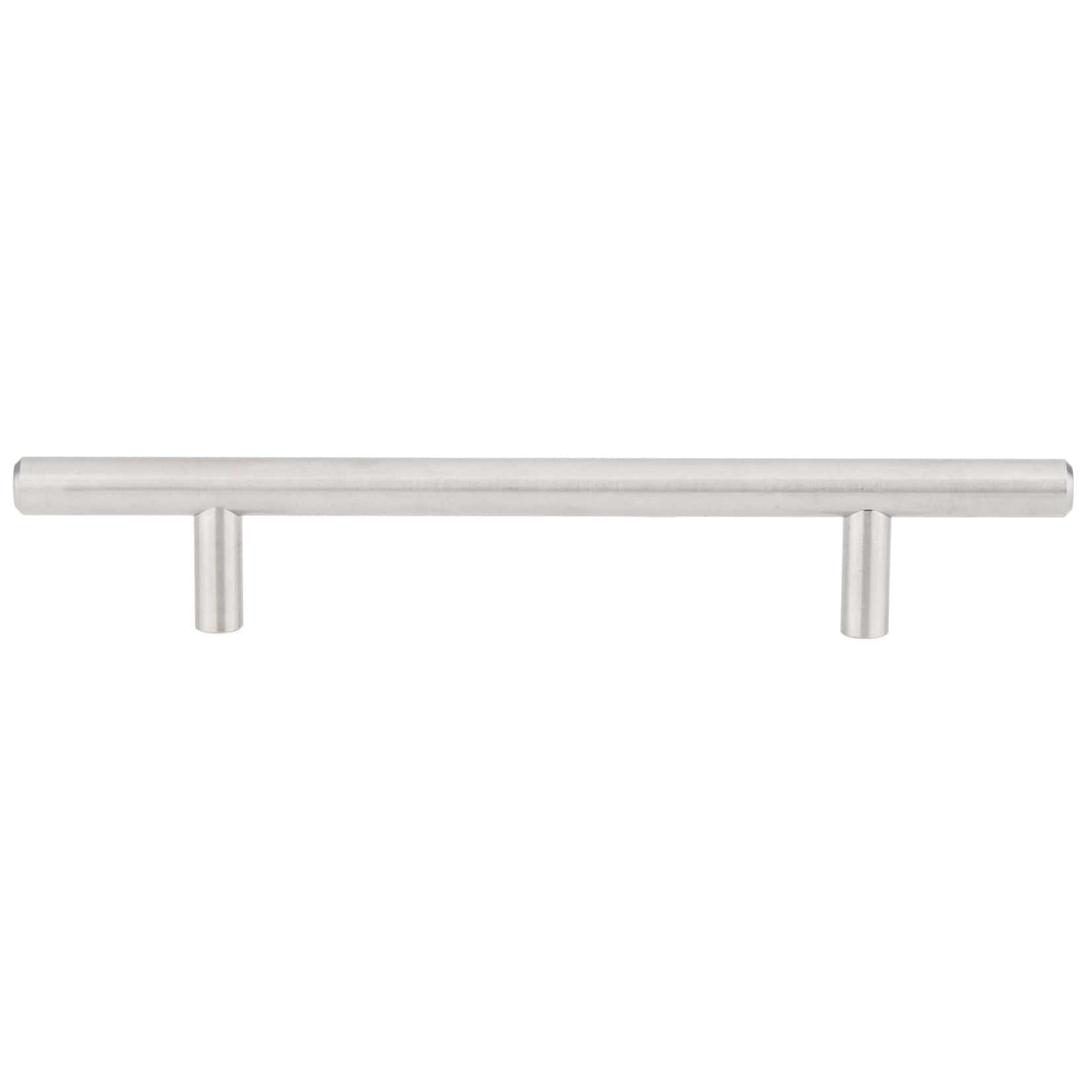 Contemporary Pull, 5-1/16" Center-to-Center, Stainless Steel alt 0