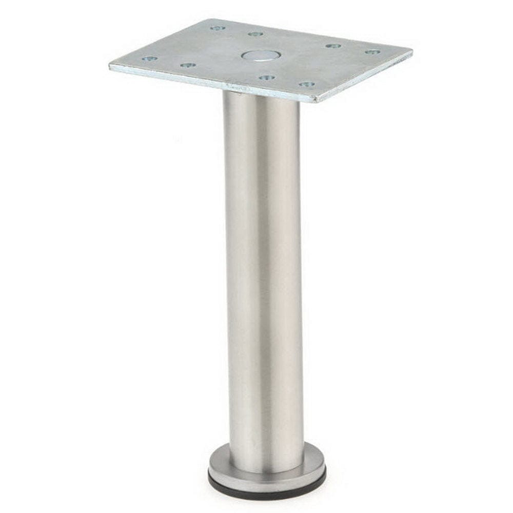 7-7/8" (200 mm) Borsa Adjustable Furniture Leg Stainless Steel alt 0