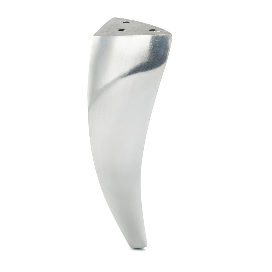 8" (203 mm) Aluminum Furniture Leg Polished Aluminum alt 0