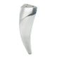 8" (203 mm) Aluminum Furniture Leg Polished Aluminum alt 0